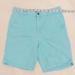 💙 Children’s Place Khaki Shorts in Light Teal Size 10H